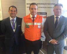 Coordenadoria Estadual de Proteção e Defesa Civil vai para Brasília alinhar melhorias para o Estado.