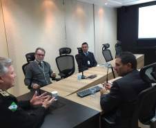 CEPDEC - PR recebe visita de integrantes da Secretaria de Planejamento.