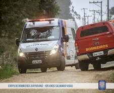 Bombeiros realizam simulado juntamente com a Defesa Civil de Colombo e membros da REER