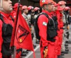 Passagem de Comando do Corpo de Bombeiros conta com a presença do Governador Beto Richa e demais autoridades