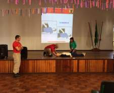 8ª Coordenadoria Regional de Proteção e Defesa Civil, está realizando treinamento para a rede estadual de educação de Paranaguá, Antonina e Morretes. 