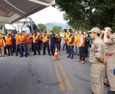 Corpo de Bombeiros e Defesa Civil Promovem Simulado de Abandono em Comunidade Rural