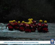 Formação da equipe de salvamento em águas rápidas do 2ºSGBI