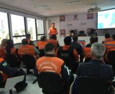 Coordenaria Estadual de Proteção e Defesa Civil recebeu visita das Coordenadorias Municipais de Proteção e Defesa Civil.