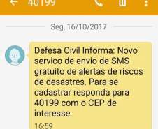 Moradores do Paraná já começaram a receber SMS para cadastramento do CEP