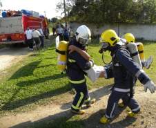 Fotos referentes ao exercídio realizado na quarta-feira (17).