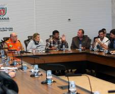 A governadora do Paraná, Cida Borghetti, anunciou nesta segunda-feira (28) a liberação do transporte de combustível em todo o Estado do Paraná.  A medida vale para todos os derivados do petróleo: gasolina, etanol,  óleo diesel e gás de cozinha.Curitiba, 28/05/2018.   Foto: Orlando Kissner/ANPr