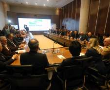 Governadora Cida Borghetti inaugura o radar meteorológico Banda X, que monitorará a Região Metropolitana de Curitiba. O equipamento, que começa a funcionar após período de testes, foi cedido ao Governo do Estado pela Japan Radio Company, por meio de parceria com a Agência de Cooperação do Japão (Jica).Curitiba, 26/06/2018.   Foto: Orlando Kissner/ANPr
