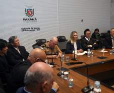 Governadora Cida Borghetti inaugura o radar meteorológico Banda X, que monitorará a Região Metropolitana de Curitiba. O equipamento, que começa a funcionar após período de testes, foi cedido ao Governo do Estado pela Japan Radio Company, por meio de parceria com a Agência de Cooperação do Japão (Jica).Curitiba, 26/06/2018.   Foto: Orlando Kissner/ANPr