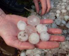 Granizo no Paraná