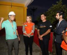 A governadora Cida Borghetti esteve neste sábado (1) em Itaperuçu, na Região Metropolitana de Curitiba. O município foi atingido por um forte temporal no início da tarde desta sexta-feira (30). No local, Cida determinou agilidade das equipes do governo no atendimento às mais de 2.500 pessoas afetadas. A cidade vizinha, Rio Branco do Sul, também foi atingida.  -  Itaperuçu, 01/12/2018  - Foto: José Fernando Ogura/ANPr