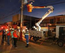 A governadora Cida Borghetti esteve neste sábado (1) em Itaperuçu, na Região Metropolitana de Curitiba. O município foi atingido por um forte temporal no início da tarde desta sexta-feira (30). No local, Cida determinou agilidade das equipes do governo no atendimento às mais de 2.500 pessoas afetadas. A cidade vizinha, Rio Branco do Sul, também foi atingida.  -  Itaperuçu, 01/12/2018  - Foto: José Fernando Ogura/ANPr