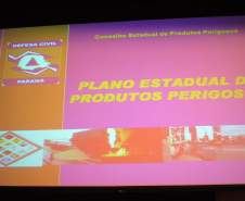A Coordenadoria Estadual de Defesa Civil do Estado do Paraná realizou reunião sobre o ‘’Plano de Prevenção e Resposta a Acidentes com Produtos Perigosos’’.