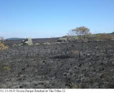 O Incêndio Ambiental aconteceu na Área do Parque Estadual de Vila Velha, em Ponta Grossa, tendo início ás 12h29min