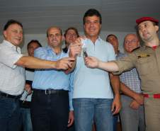 Governador Beto Richa inaugura Posto de Bombeiro Comunitário de Cafezal do Sul