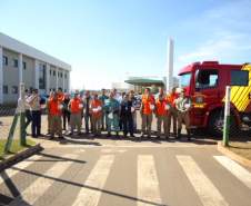 5ª COREDEC coordena fiscalização no manuseio e armazenamento de produtos perigosos no Município de Sarandi.