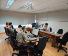 5ª COREDEC  realiza reunião com a COMDEC/Prefeitura, Copel e GVT, afim elaborar um protocolo de atendimento aos desastres naturais na cidade de Maringá.
