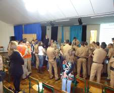 Coordenadoria Estadual de Defesa Civil capacita gestores regionais do Programa Brigadas Escolares – Defesa Civil na Escola, em Cascavel.