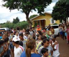 15ª Coordenadoria Regional de Defesa Civil participa de simulação de evacuação de prédio escolar no município de Mariluz-PR.