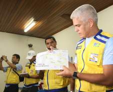 A Coordenadoria Estadual de Defesa Civil participa junto a Secretaria Nacional de Defesa Civil do treinamento de prevenção a desastres naturais em Sergipe.