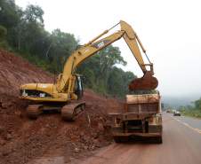 DER-PR libera para tráfego pista da PR-459, em Mangueirinha