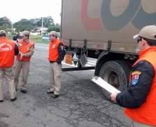 -  No dia 25 de Julho de 2014, a 2ª CORPDEC  realizou Fiscalização em Transporte Rodoviário de Produtos Perigosos no Posto da Polícia Rodoviária Federal  do Município de São Mateus do Sul -  BR 476,  km 273