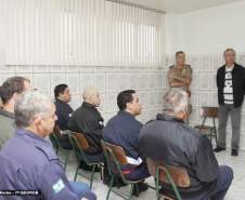 7º Grupamento de Bombeiros ministra a aula inaugural do Curso de Capacitação dos Agentes de Defesa Civil no Quartel de Campina Grande do Sul / Quatro Barras pertencente ao 3°SGB/7°GB