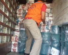 DEFESA CIVIL ESTADUAL INICIA ENTREGA DE AJUDA HUMANITÁRIA PARA OS MUNICÍPIOS AFETADOS PELAS CHUVAS.