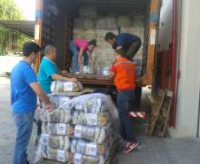 Foram enviados hoje (20/01) ao Município de Tamarana 100 kits dormitório, 70 kits limpeza, 70 kits higiene e 109 cestas básicas.