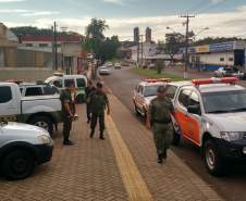 9ª Coordenadoria Regional de Proteção e Defesa Civil realiza fiscalização em depósitos e revendas de produtos perigosos no município de Foz do Iguaçu. 