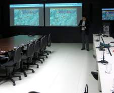 Na tarde da última quarta-feira (15/06) o Coordenador Executivo de Proteção e Defesa Civil, Ten.-Cel. Edemilson de Barros, ministrou uma palestra sobre a metodologia de Defesa Civil para os militares do Curso de Aperfeiçoamento de Oficiais (CAO) da Polícia Militar do Paraná.