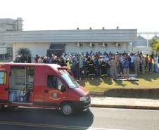 Foi realizado na tarde da última quinta-feira(23), o 1º Simulado de Atendimento Emergencial do Plano de Auxílio Mútuo(PAM), da região Metropolitana de Maringá. O evento aconteceu no pátio de inflamáveis da empresa, BS Bios ­Energia Renovável, na cidade de Marialva, onde simulou um incêndio seguido de explosão, ocasionando 15 vítimas.