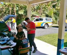 No último sábado (09/07), a 6ª Coordenadoria Regional de Proteção e Defesa Civil realizou o simulado REER (Rede Estadual de Emergência de Radioamadores) no município de São José dos Pinhais, na região denominada Colônia Castelhanos, a qual está na Serra do Mar e faz divisa com o município de Guaratuba.