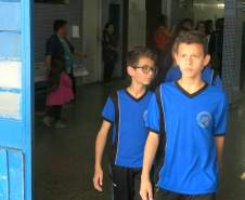 Na tarde da última terça-feira, a Coordenadoria Estadual de Proteção e Defesa Civil e a 1ª Coordenadoria Regional de Proteção e Defesa Civil (CORPDEC), através do Programa Brigadas Escolares, realizaram treinamento do Plano de Abandono no Colégio Estadual Professor Teobaldo Leonardo Kletemberg, no Sítio Cercado, em Curitiba