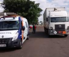 Na última quarta-feira (21/07) a 3ª Coordenadoria Regional de Proteção e Defesa Civil (3ª CORPDEC) realizou Fiscalização de Produtos Perigosos no Posto da Polícia Rodoviária Estadual de Rolândia-PR, Rod. PR 986, km 9. 