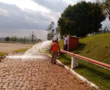 A 15ª Coordenadoria Regional de Proteção e Defesa Civil – 6º Subgrupamento de Bombeiros Independente realizou no dia 26 de Julho de 2016, fiscalização na empresa Stang Distribuidora de Petróleo LTDA, município de Umuarama – PR, verificando os meios de segurança utilizados no armazenamento e manuseio de produtos perigosos.