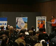 Empreendedores, agências reguladoras, órgãos do Governo do Estado e profissionais da área de engenharia se reuniram nesta terça-feira (23), em Curitiba, para o seminário “Plano de Ação de Emergência de Barragens – Interrelações entre órgãos do Governo e Empreendedores”. A proposta foi debater as ações de prevenção e ação em casos de acidentes em barragens, para evitar tragédias como a que aconteceu em Mariana, Minas Gerais, em novembro do ano passado. 