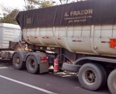 3º Coordenadoria Regional de Proteção e Defesa Civil realiza Fiscalização Prododutos Perigosos na Rodovia PR 323 PRv Porto Charles Naufal.