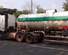 3º Coordenadoria Regional de Proteção e Defesa Civil realiza Fiscalização Prododutos Perigosos na Rodovia PR 323 PRv Porto Charles Naufal.