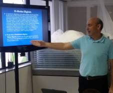 Rede Estadual de Emergência de Radioamadores apresenta Software de comunicação em desastres para Coordenadoria Estadual de Proteção e Defesa Civil.