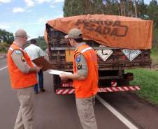 Fiscalização Produtos Perigosos Posto PRv Londrina-Pr.