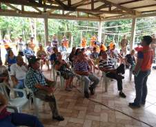 Coordenadoria Estadual de Proteção e Defesa Civil realiza simulado de abandono de área na comunidade Rio Sagrado, no município de Morretes. 