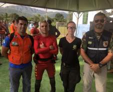 Integrantes da Defesa Civil Estadual prestam auxílio em Brumadinho/MG