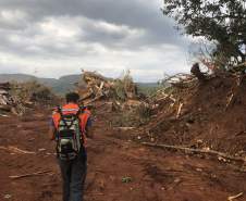 Integrantes da Defesa Civil Estadual prestam auxílio em Brumadinho/MG