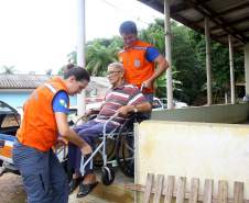 A Coordenadoria Estadual de Proteção e Defesa Civil realiza simulado de abandono com comunidade em área de risco de Morretes, no Litoral do Paraná.  -  Morretes, 16/03/2019  -  Foto: Jaelson Lucas/ANPr