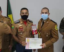 Entrega de medalhas