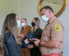 Entrega de medalhas