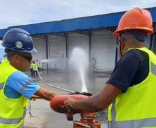 Exercício no Porto de Antonina simula atendimento de emergência com produto tóxico