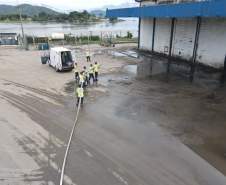 Exercício no Porto de Antonina simula atendimento de emergência com produto tóxico