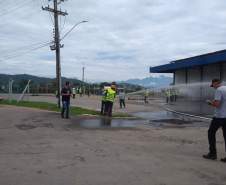 Exercício no Porto de Antonina simula atendimento de emergência com produto tóxico